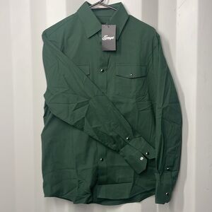 Snaps Clothing - Rambler - Pearl Snap Twill Shirt - Size Medium